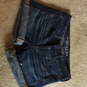 American Eagle super stretch denim shorts size 2!